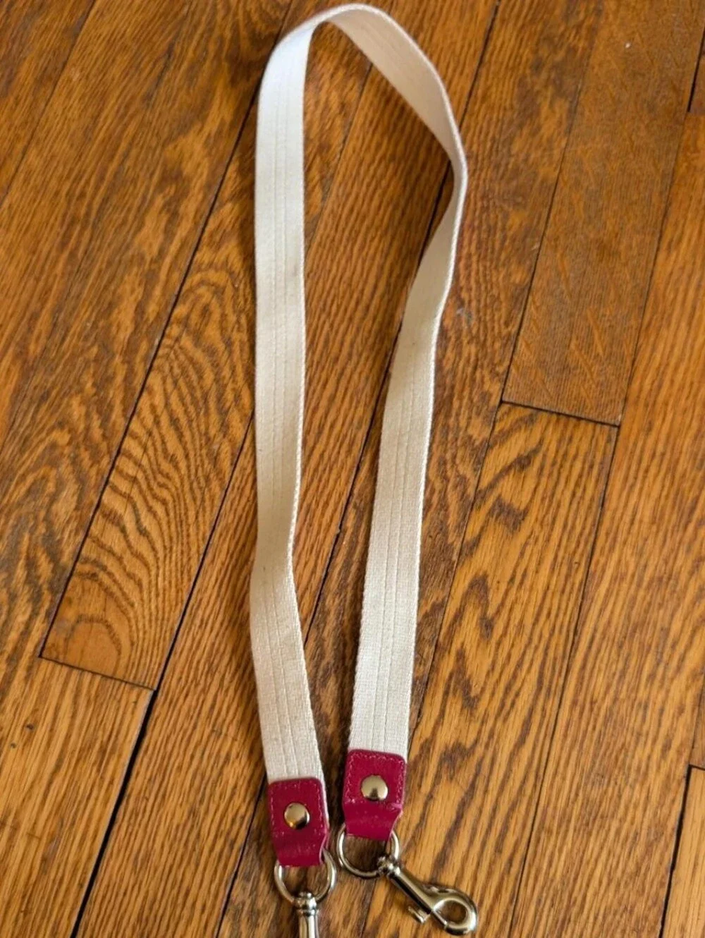Vintage Coach Y2k Pink Patent Leather Silver Hardware Canvas Replacement Strap